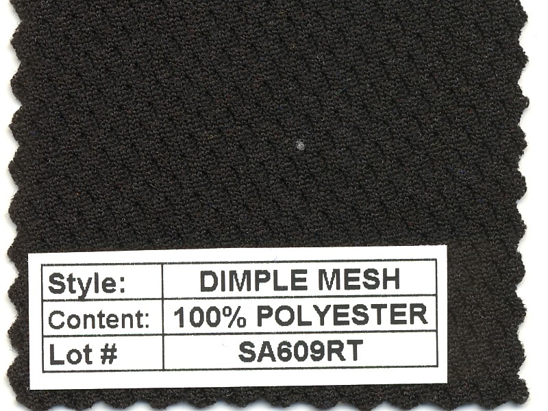 Dimple Mesh 100% Poly 200 Gram Heavy Weight